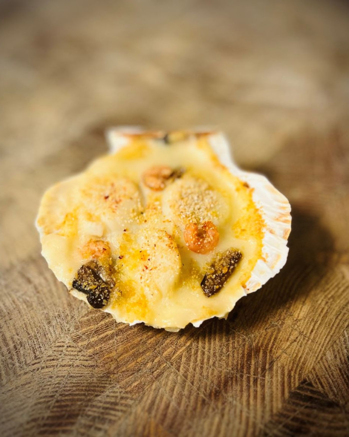 Coquille Saint Jacques gratinée