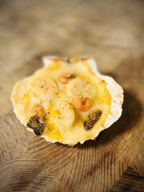 Coquille Saint Jacques gratinée