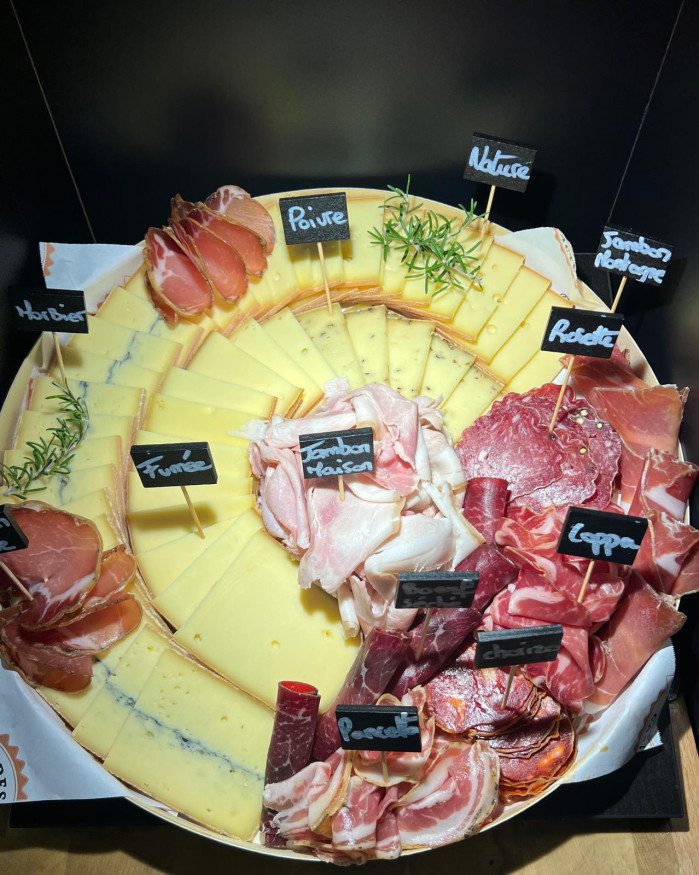 Plateau raclette charcuterie mixte