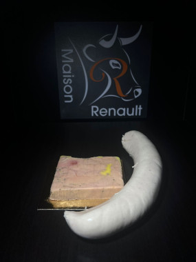 Boudin blanc au Foie Gras de Canard Morilles