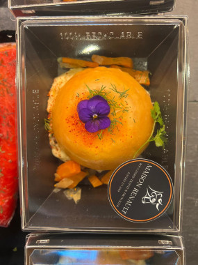 Saumon en dôme farci