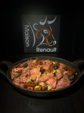 Emincé de veau aux girolles