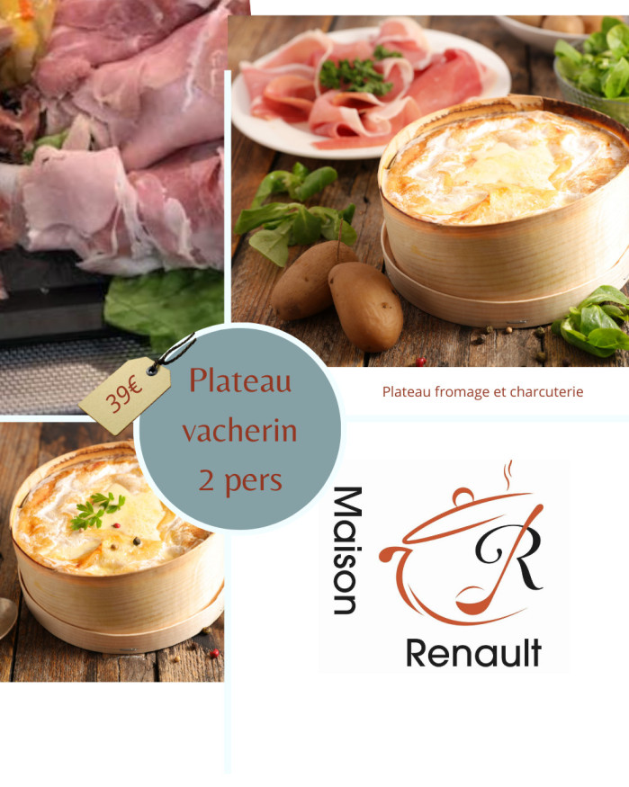 Vacherin / charcuterie sur plateau à partager 